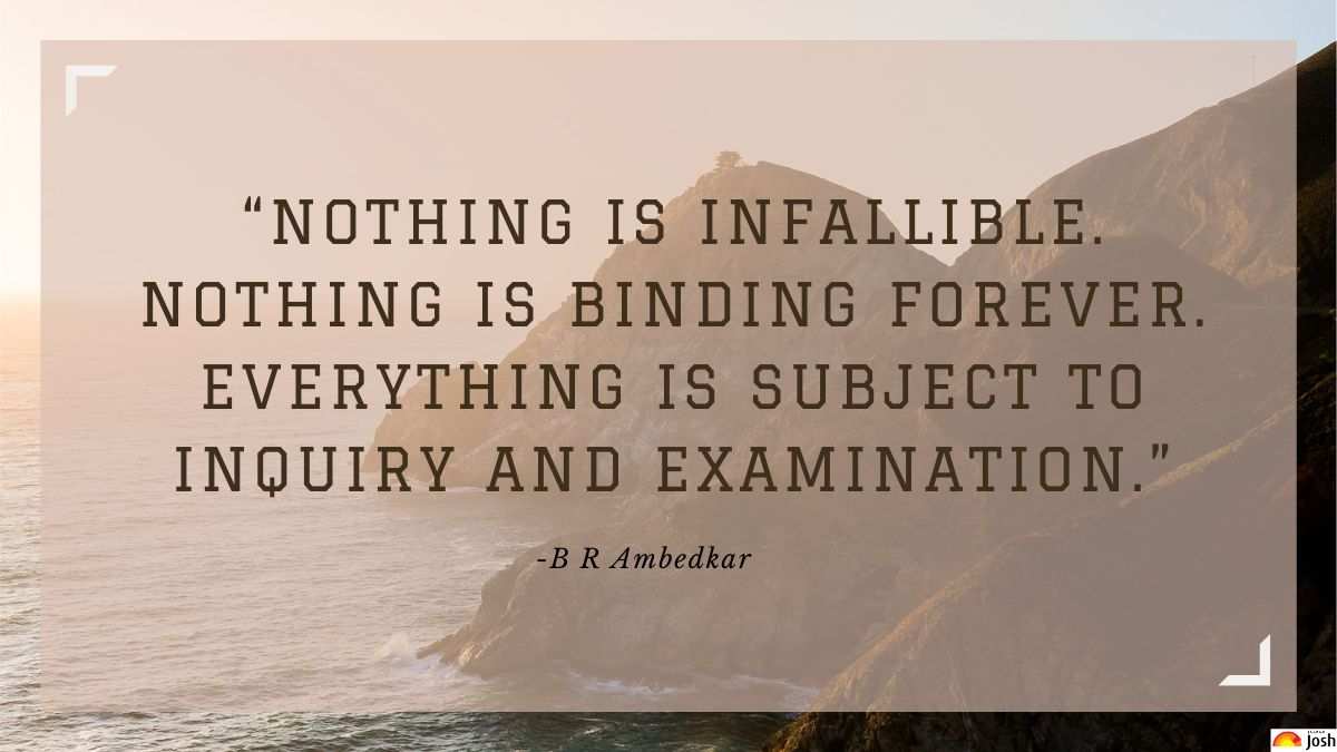 Dr. B R Ambedkar's motivational quotes